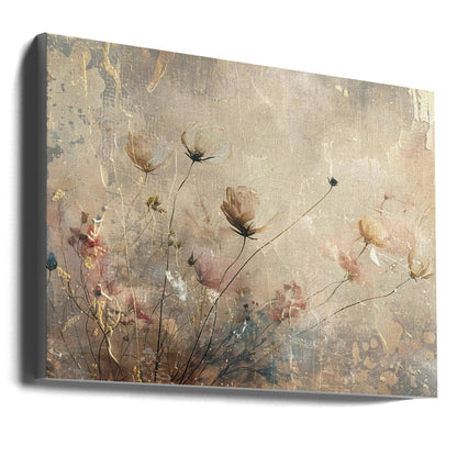 Wandkunst Blumen Floral Kunst Illustration Wanddeko 113