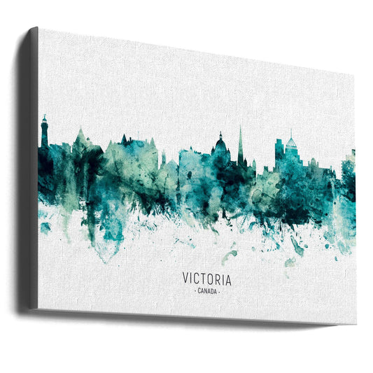 Wandkunst Victoria Kanada Skyline