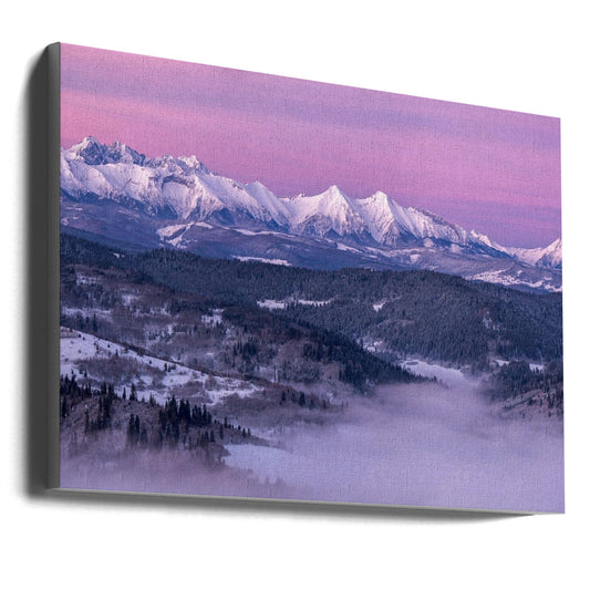Wandbild Dämmerung - Tatra-Gebirge