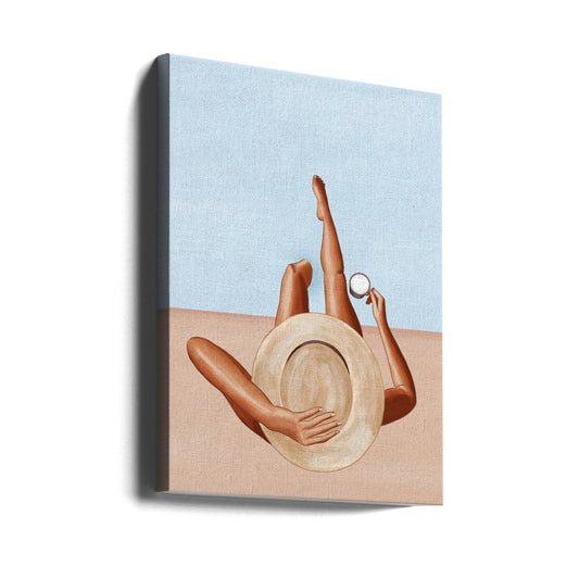 Wandbild Poolside Girl