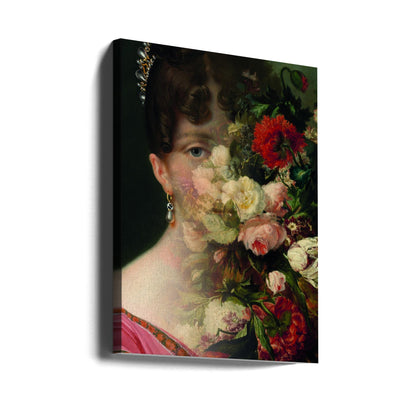 Porträt von Hortense de Beauharnais, Königin von Holland, mit Blumenstillleben