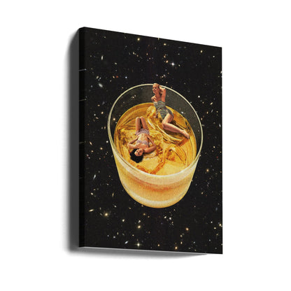 Wandbild Whisky-Freunde – On the rocks
