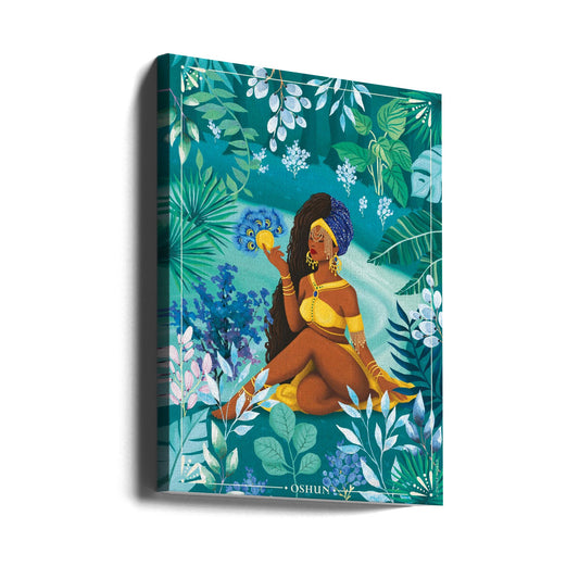 Wandkunst Oshun Orisha Göttin