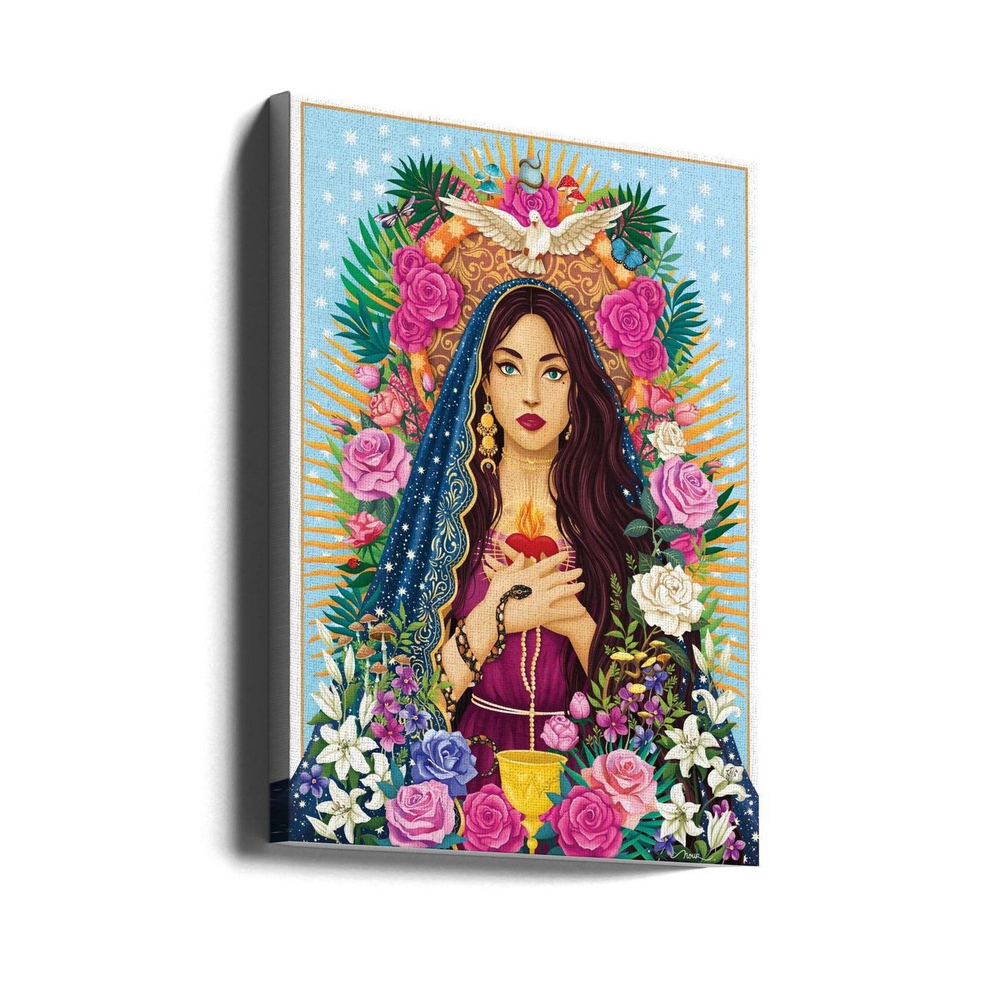 Wandbild Mutter Maria / Maria Magdalena