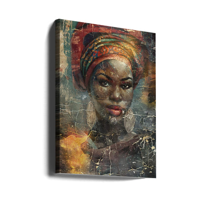 Wandbild Afrikanische Kunst Illustration Wandkunst 068