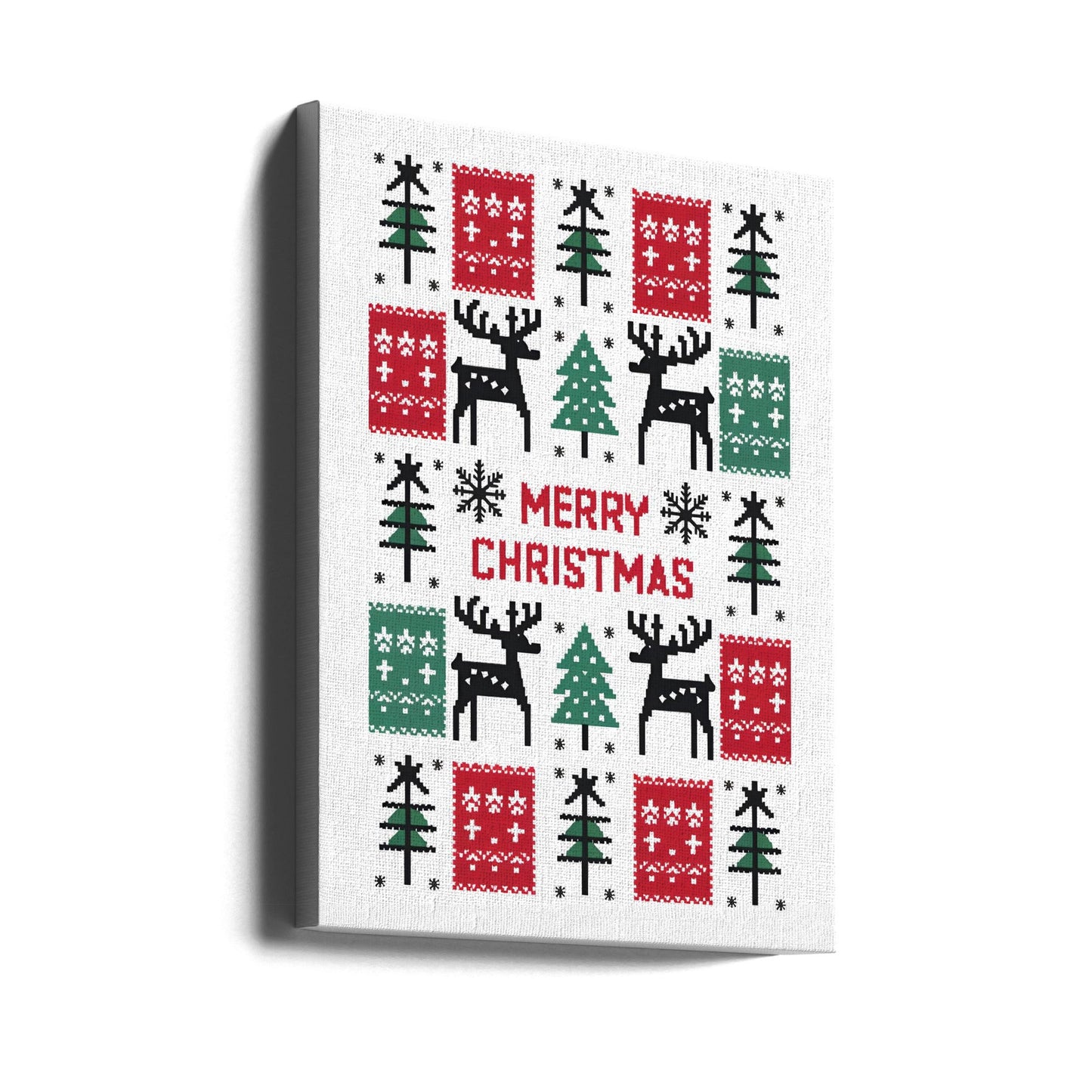 Wandbild Frohe Weihnachten Leinwanddruck