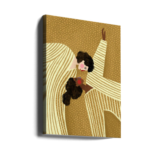 Wandbild – Frauen in zwei Linien