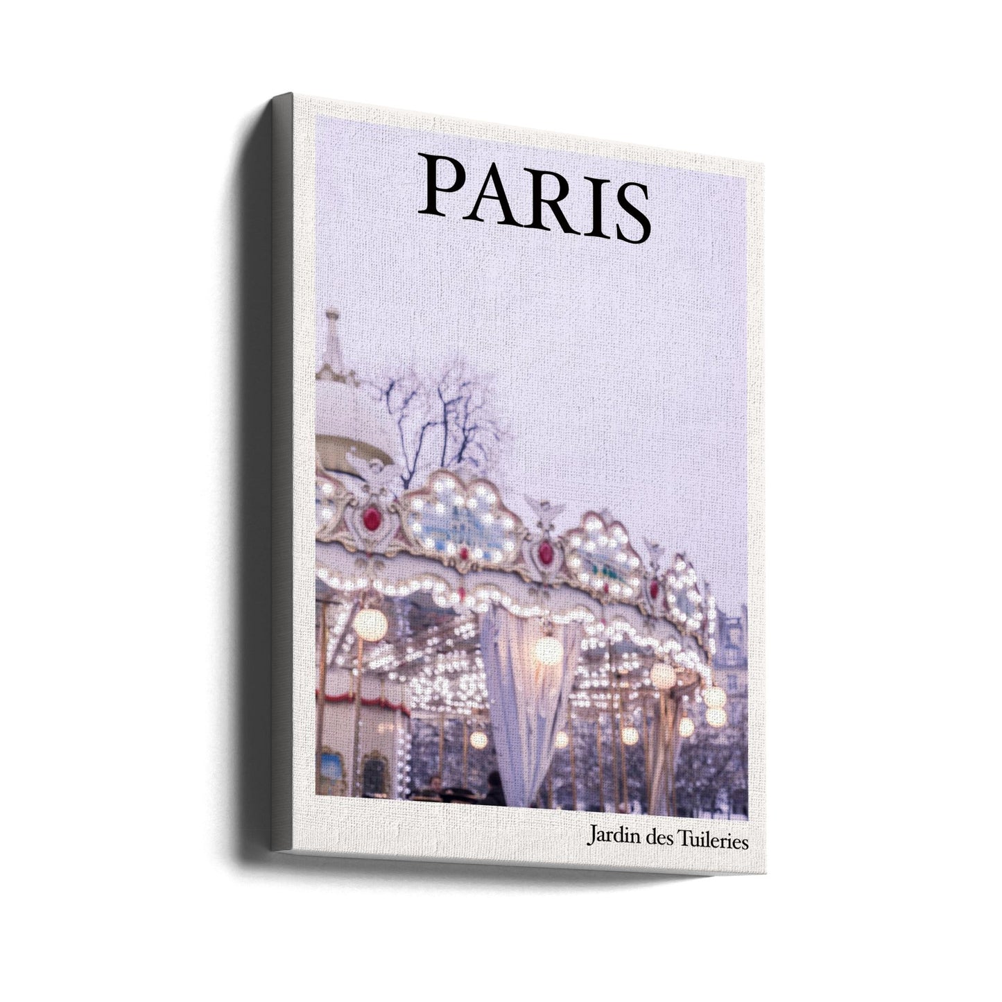 Wandbild Parisjardin Ratioiso Leinwandbild