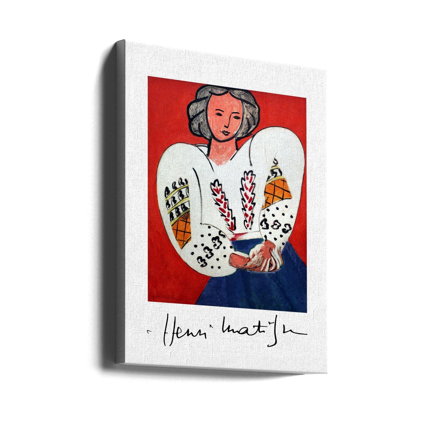 Wandbild Henri Matisse, La Camicetta Romena, 1940