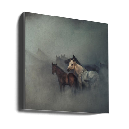 Wall art The lost horses