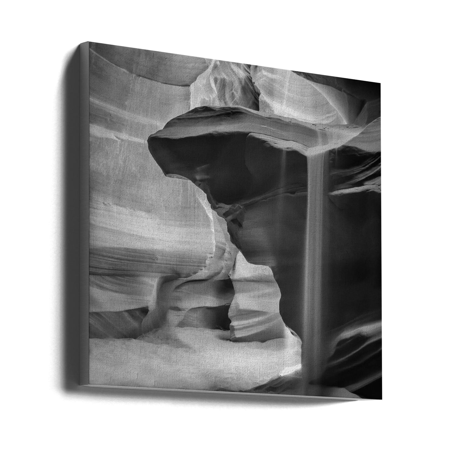 Wandbild MONOCHROMES ANTELOPE CANYON Fließender Sand