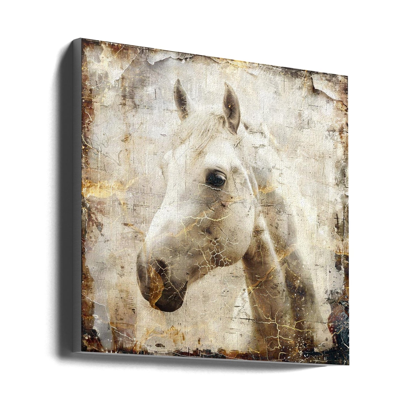 Wandbild Pferd Vintage-Kunst Illustration 02