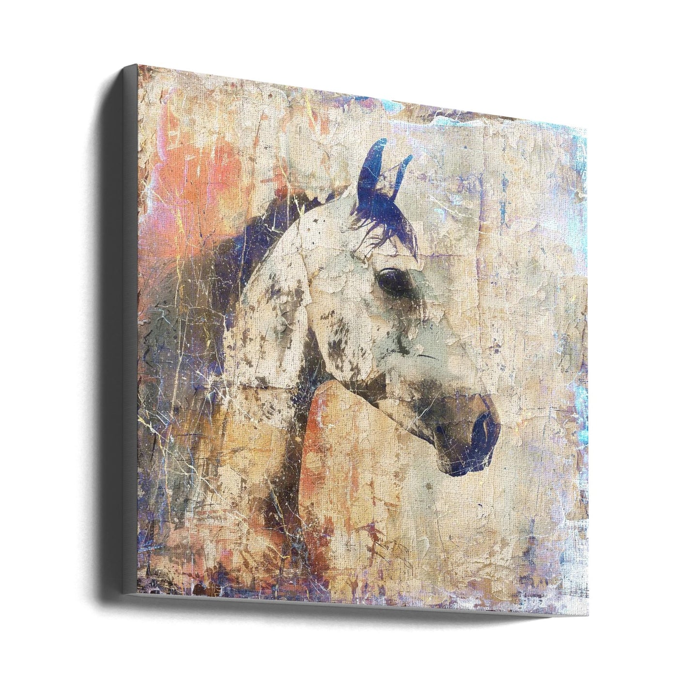 Wandbild Pferd Vintage-Kunst Illustration 04