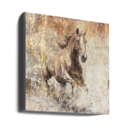 Wandkunst Pferd Vintage-Kunst Illustration 08