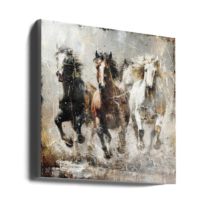 Wandbild Pferd Vintage-Kunstillustration 15