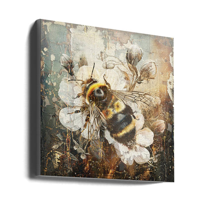 Wandbild Blumen Tiere Vintage-Kunst Illustration 08