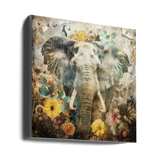 Wandbilder Blumen Tiere Vintage Kunstdruck Illustration 12