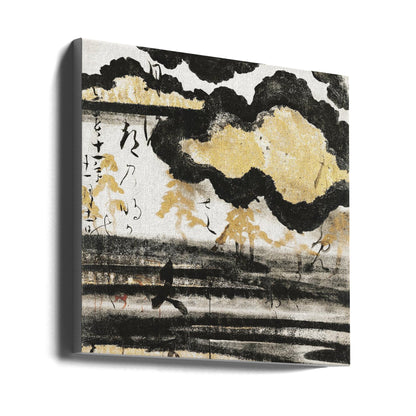 Wandbild Kiefer an einem Strand (1606) Von Hon'ami Koetsu