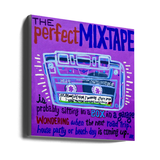 Leinwandbild Wandkunst Mix Tape