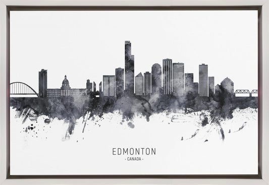 Wandkunst Edmonton Kanada Skyline