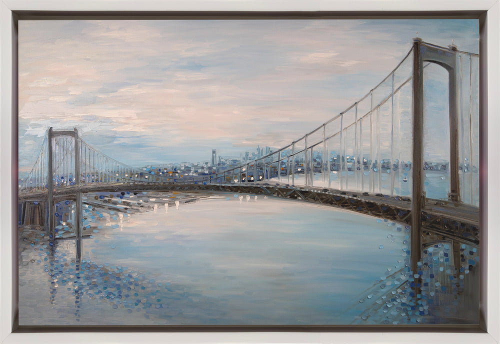 Wandkunst-Ermilkina Waltwhitmanbridge  Öl