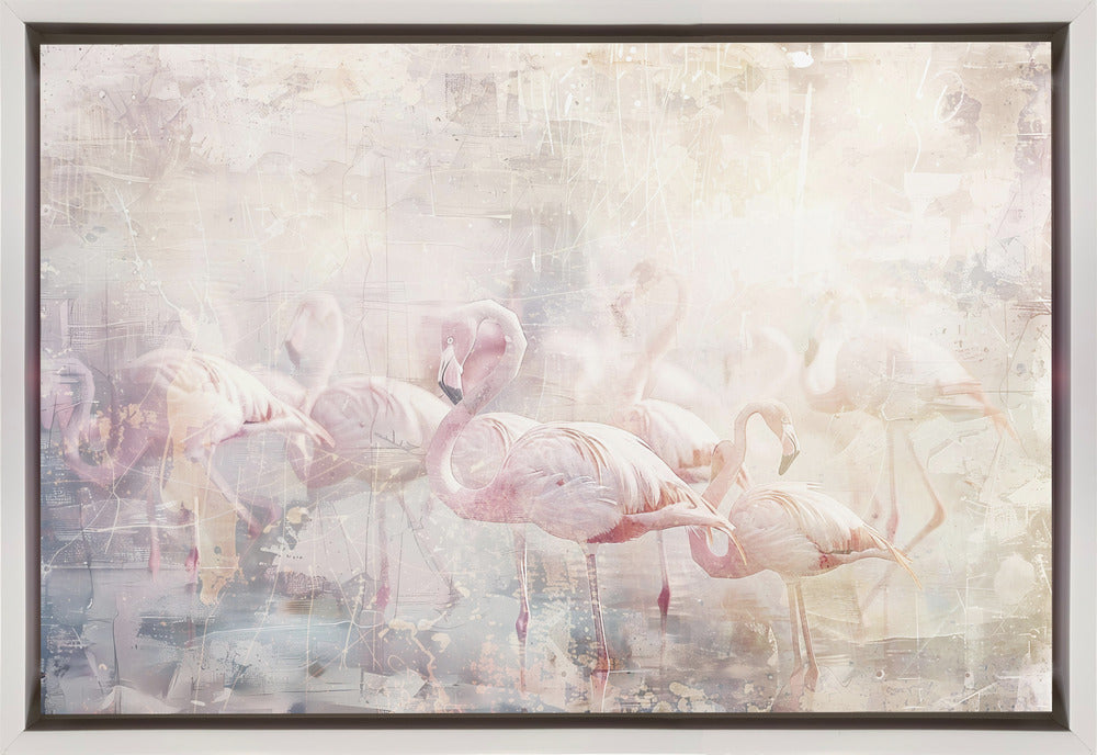 Wandkunst Flamingo Tier Vintage Kunst Illustration Wandkunst 10