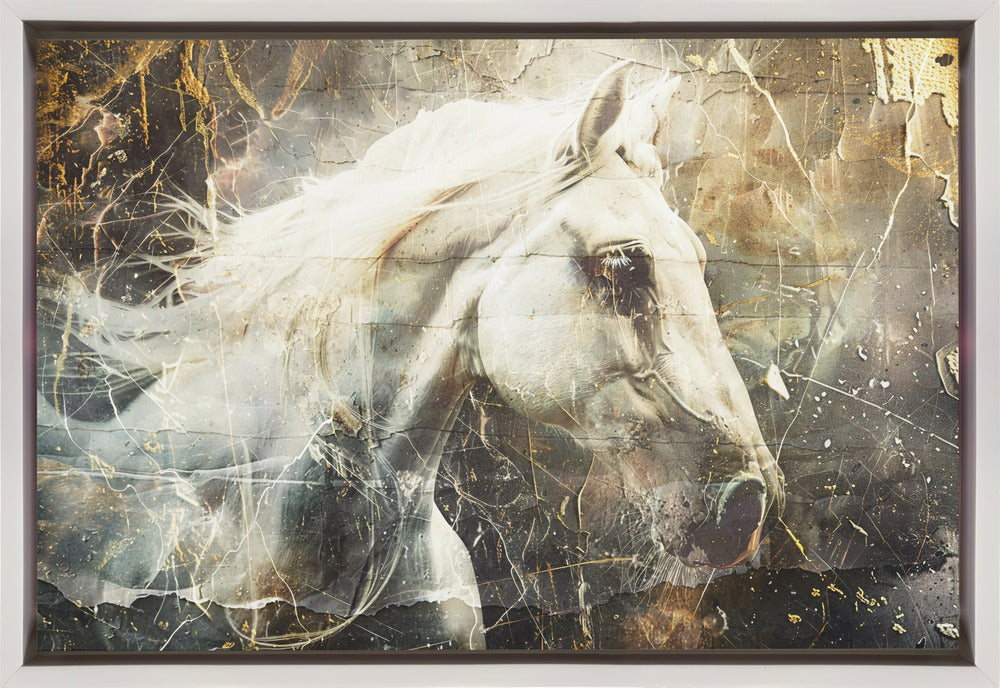 Wandkunst Pferd Tier Vintage Kunst Illustration Wandkunst 08