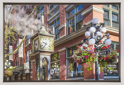 Wandbild Historische Gastown Steam Clock in Vancouver