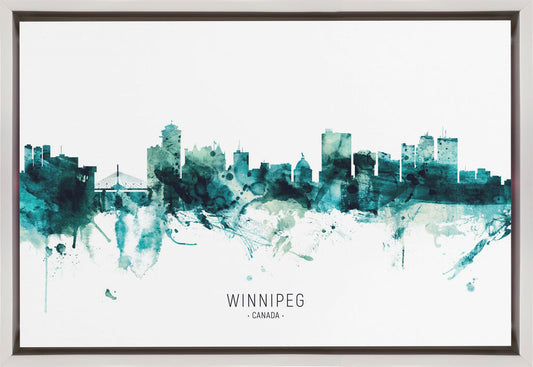 Wandkunst Winnipeg Kanada Skyline