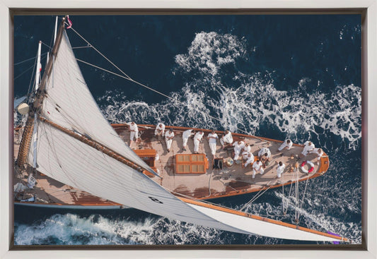Wandbild über dem Leinwanddruck „Moonbeam“