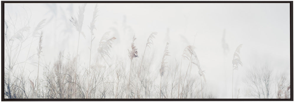 Wandbild Landschaft aus Schilf und Gras