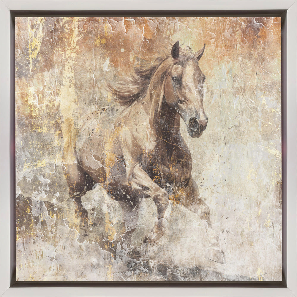 Wandkunst Pferd Vintage-Kunst Illustration 08