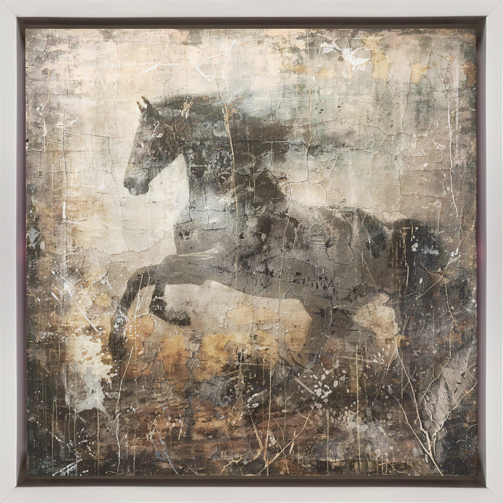 Wandkunst Pferd Vintage-Kunst-Illustration 09