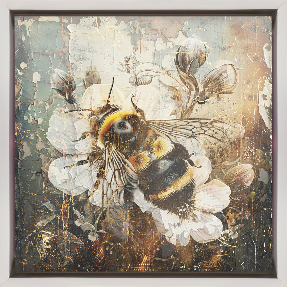 Wandbild Blumen Tiere Vintage-Kunst Illustration 08