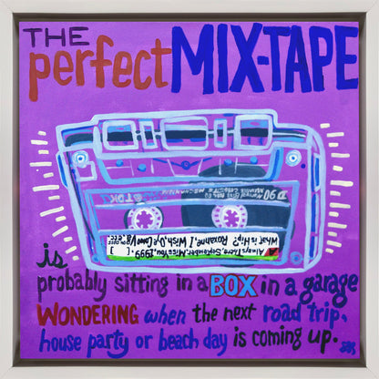 Wall art Mix Tape Canvas Print