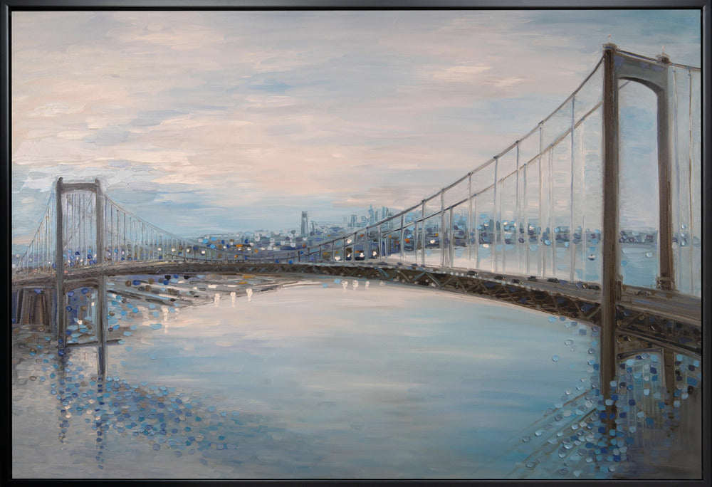 Wandkunst-Ermilkina Waltwhitmanbridge  Öl