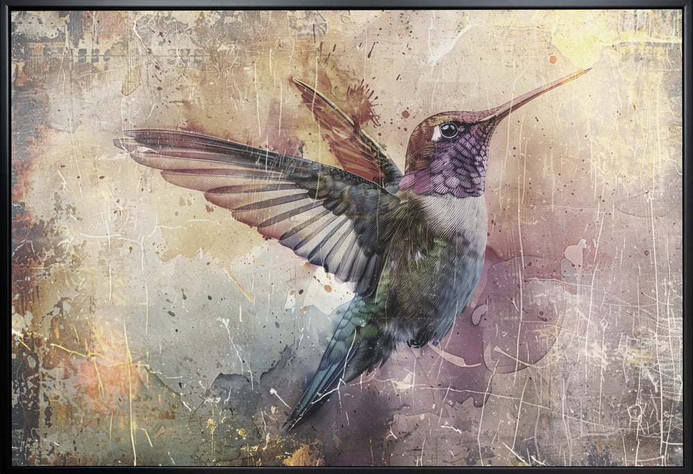 Wandkunst Vogel Vögel Tier Vintage Kunst Illustration Wandbild 11