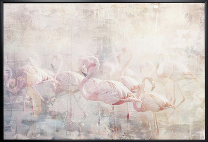 Wandkunst Flamingo Tier Vintage Kunst Illustration Wandkunst 10