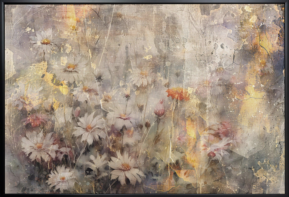 Wandbild Blume Floral Kunst Illustration Wandbild 010