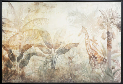 Wandbilder Dschungelblätter Kunstillustration Wandbild 06