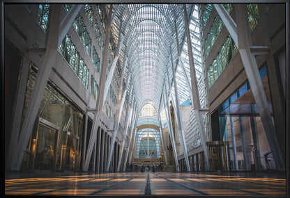 Wandkunst Brookfield Place, eine poetische Hymne aus Licht und Symmetrie