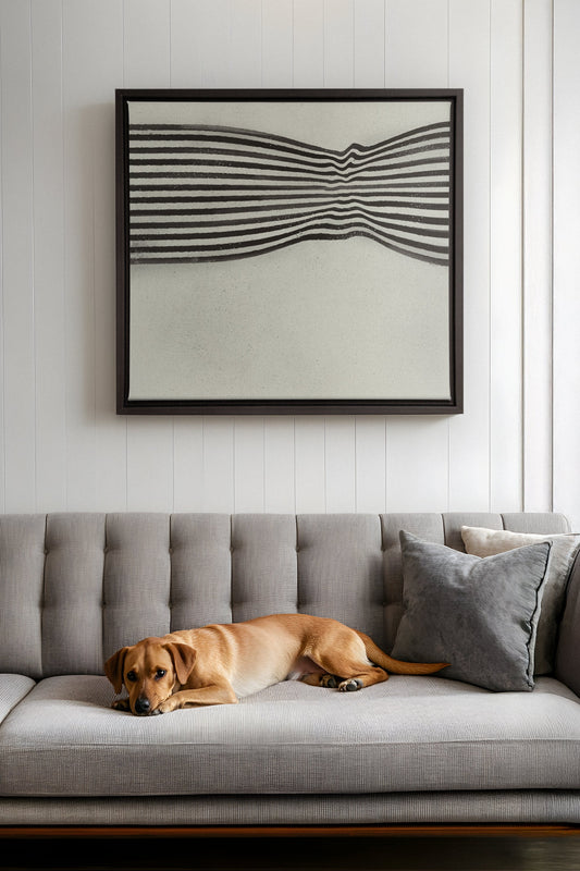 INFINITE STRIPES, Werk auf gespanntem Canvas