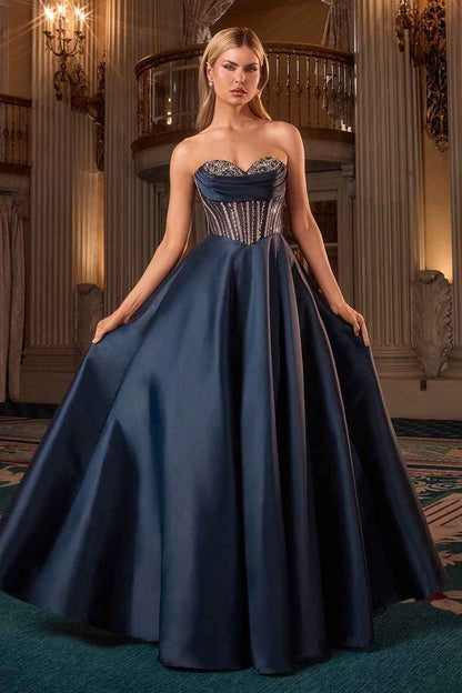 luxurious ball gown