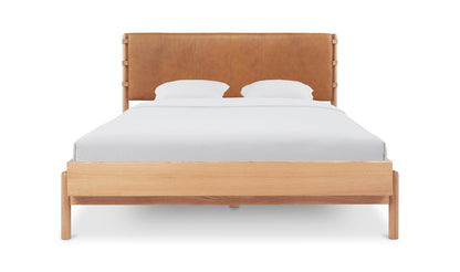 Colin Top-Grain Leather Bed