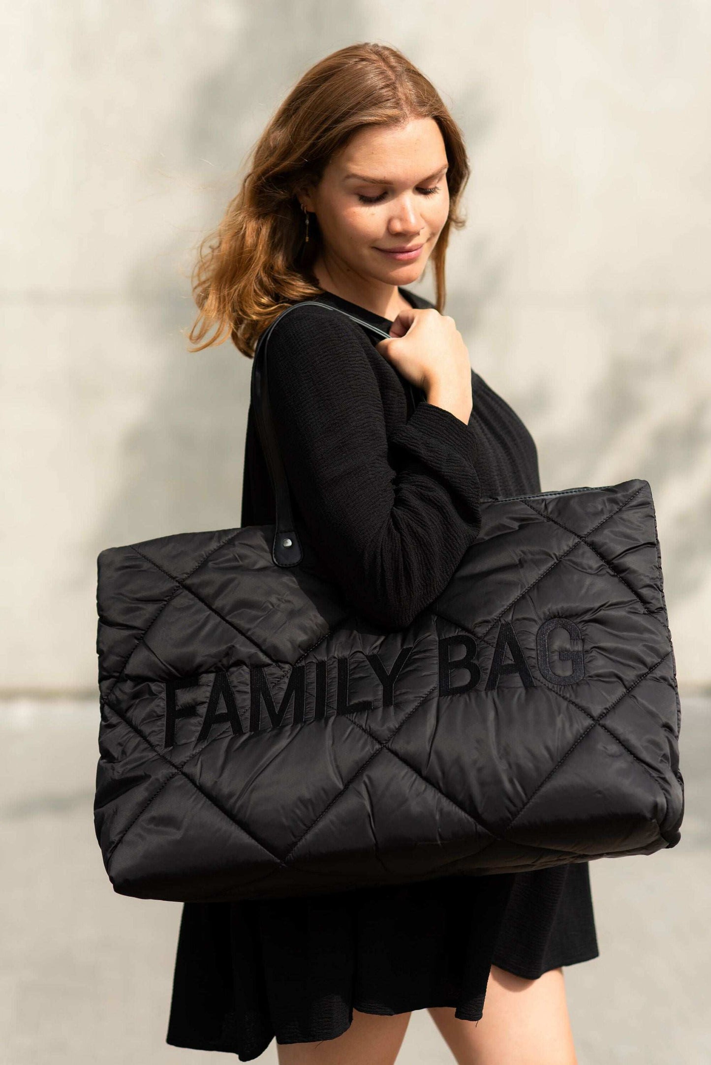 Cloud Comfort Puffer Familien-Tasche – Schwarz