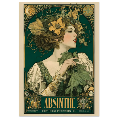 L’Absinthe d’Ombre - Poster & Framed Print