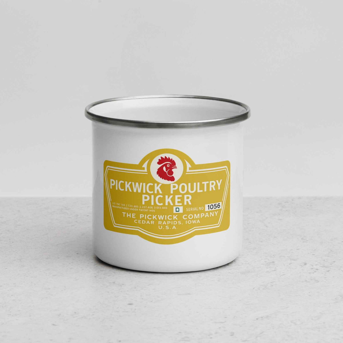 Retro Enamel Mug