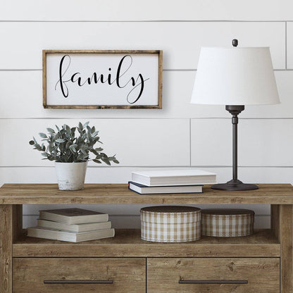 Family Wood Sign - AURABAGS SHOP