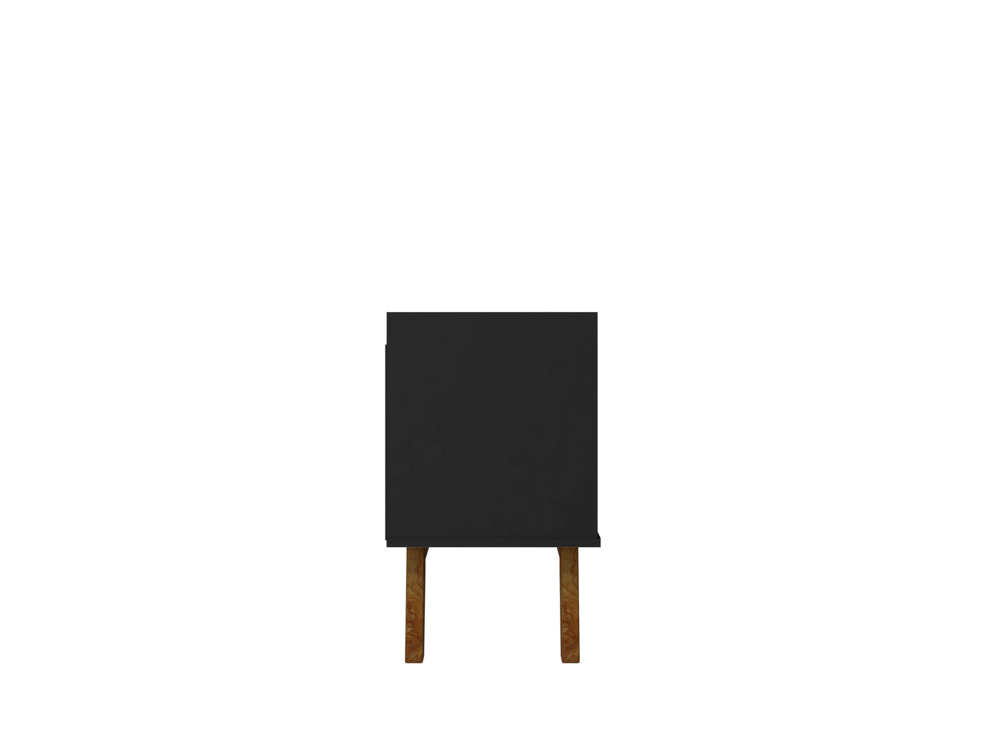 Malmo Modernes TV-Möbel mit 2 Schubladen, 180 cm – Schwarz/Braun