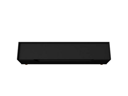 Malmo Modernes TV-Möbel mit 2 Schubladen, 180 cm – Schwarz/Braun